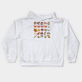 Sims 4 Autumn Sticker Pack Kids Hoodie